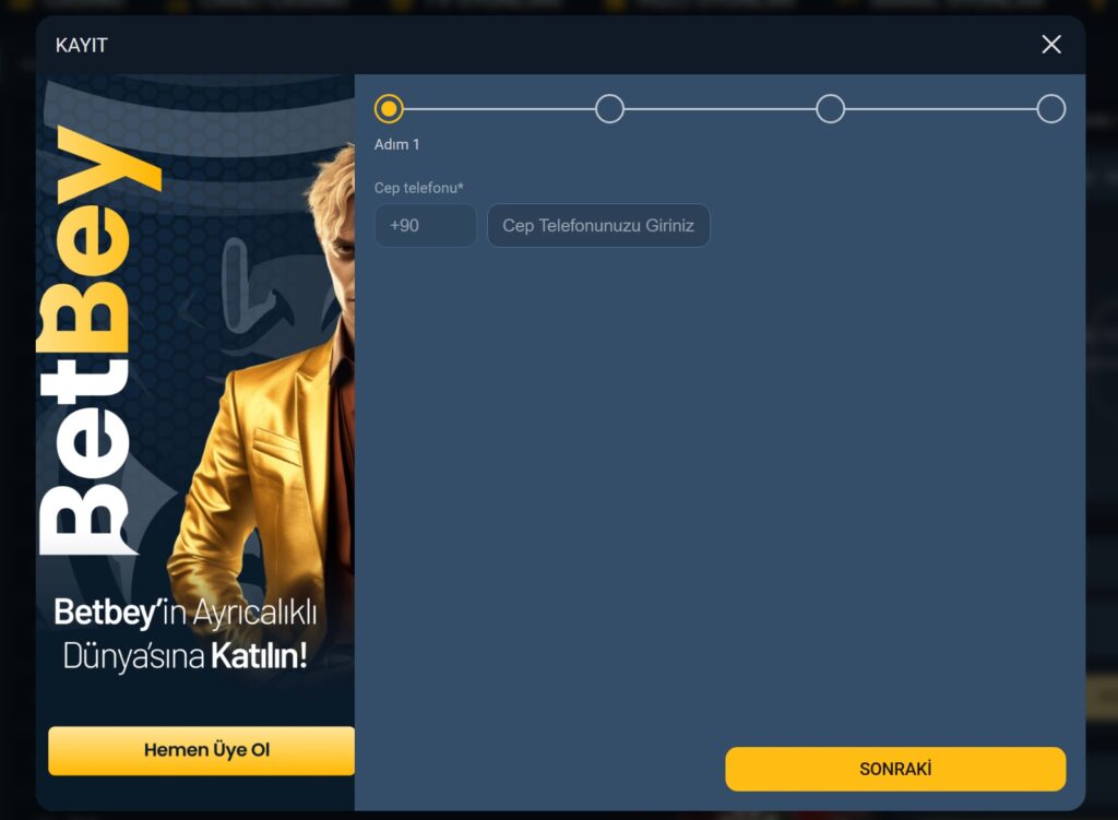 betbey üye ol